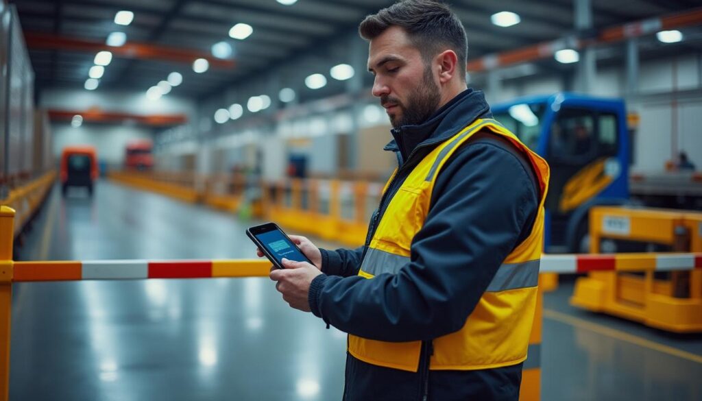 L'importance du badge pour le contrôle du personnel et des véhicules logistiques