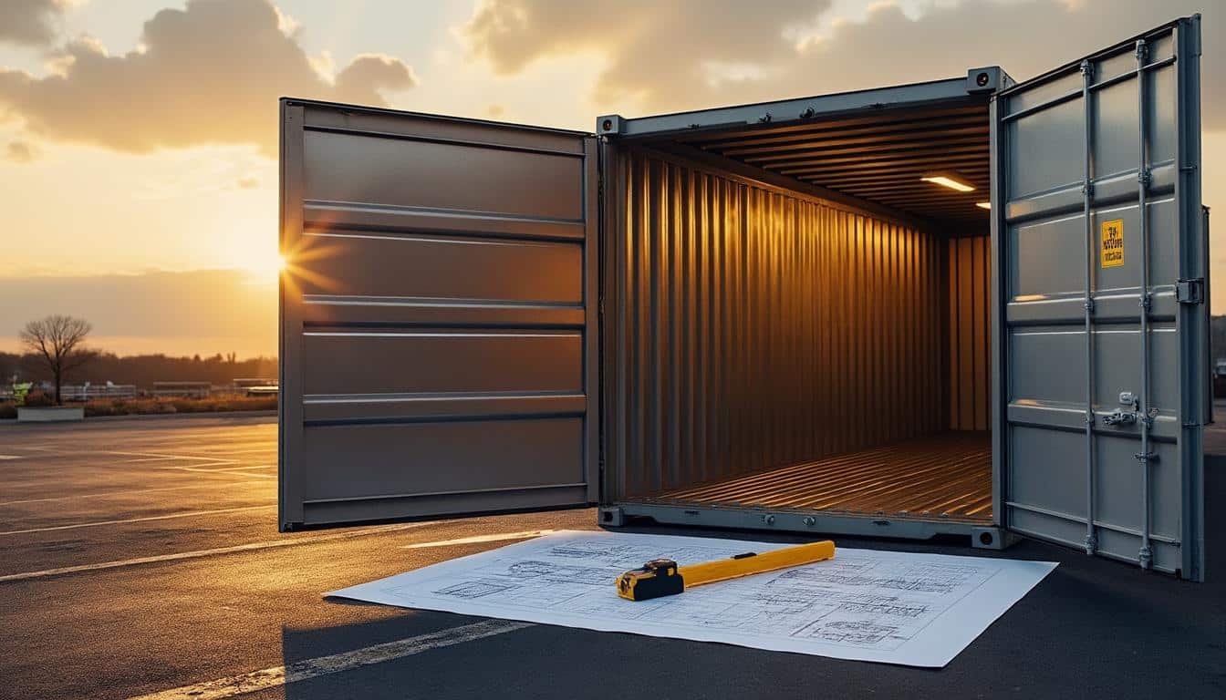 Illustration: Comprendre les dimensions et spécificités du conteneur de 20 pieds