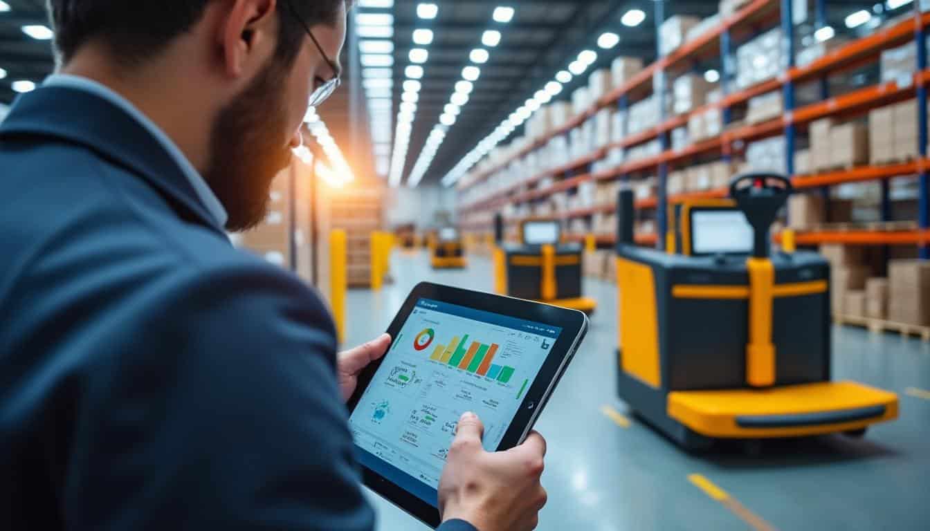 Illustration: Comprendre la transformation numérique dans la gestion logistique