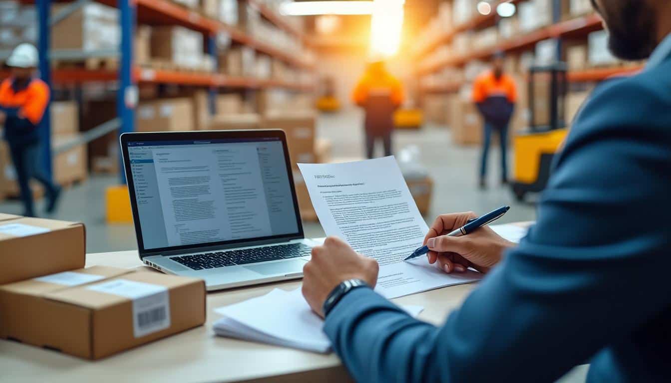 Illustration: Comprendre l’importance d’une lettre de motivation dans la logistique et le transport