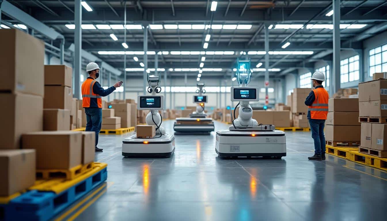 Illustration: Comment la robotisation révolutionne la gestion des entrepôts