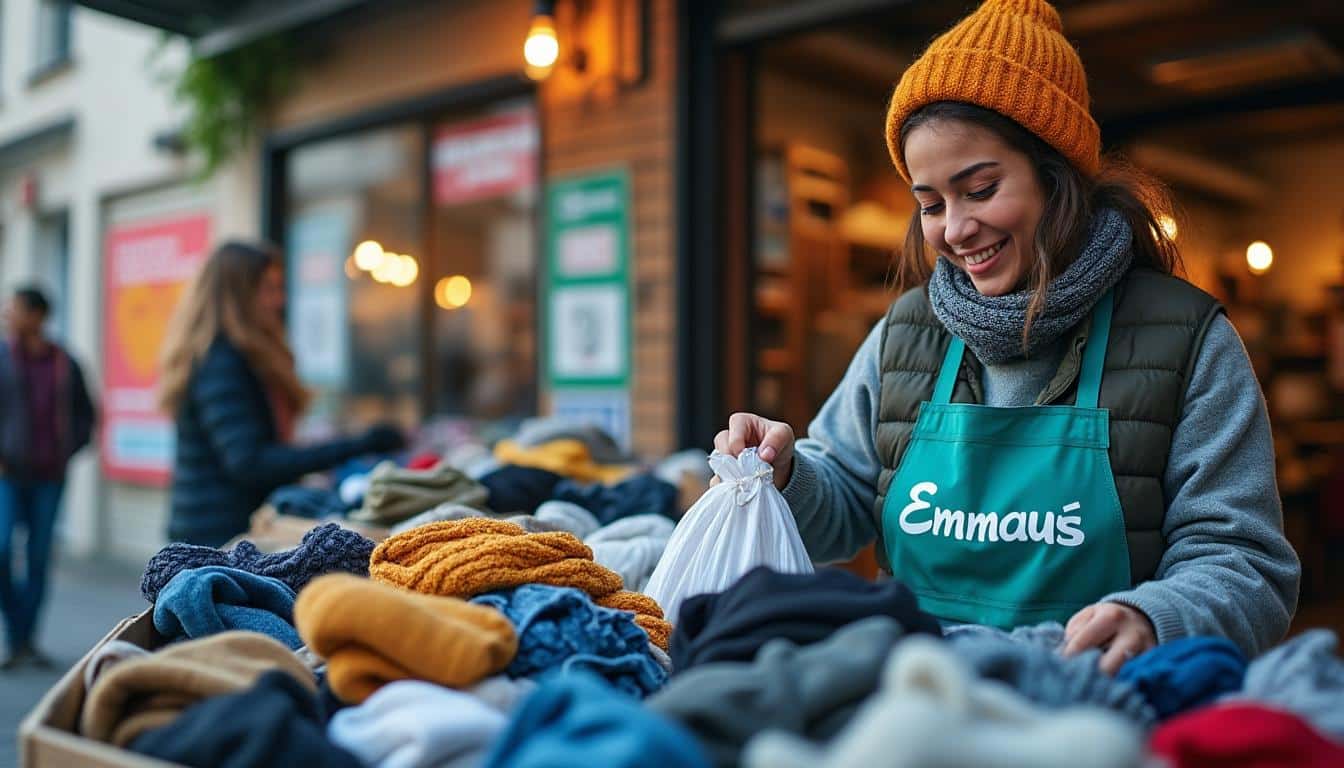 Illustration: Pourquoi choisir de déposer des vêtements chez Emmaüs : un geste solidaire et écologique