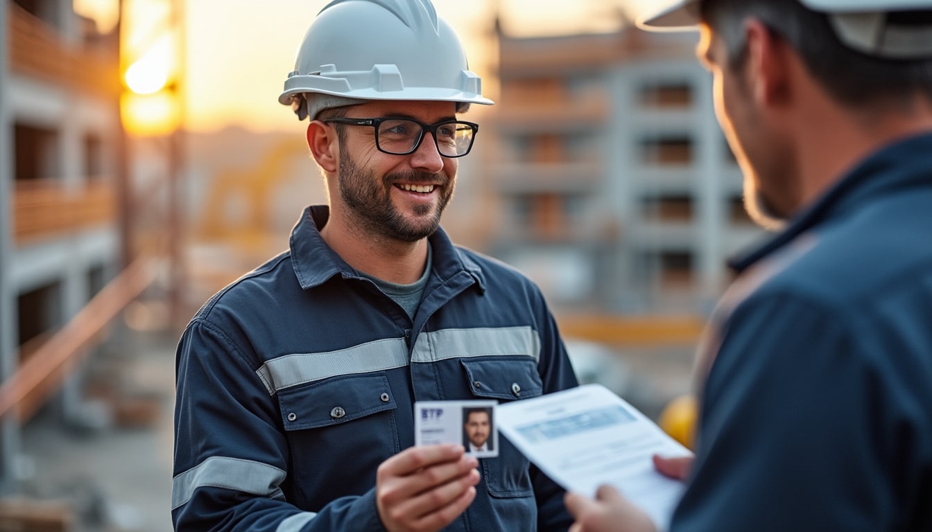 Illustration: Comprendre l’importance de la carte d’identification dans le BTP