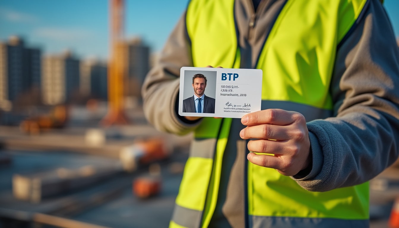 Carte BTP professionnelle : guide complet pour salariés et employeurs