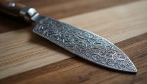 Acier damascène pour couteau : savoir-faire, performance et esthétique