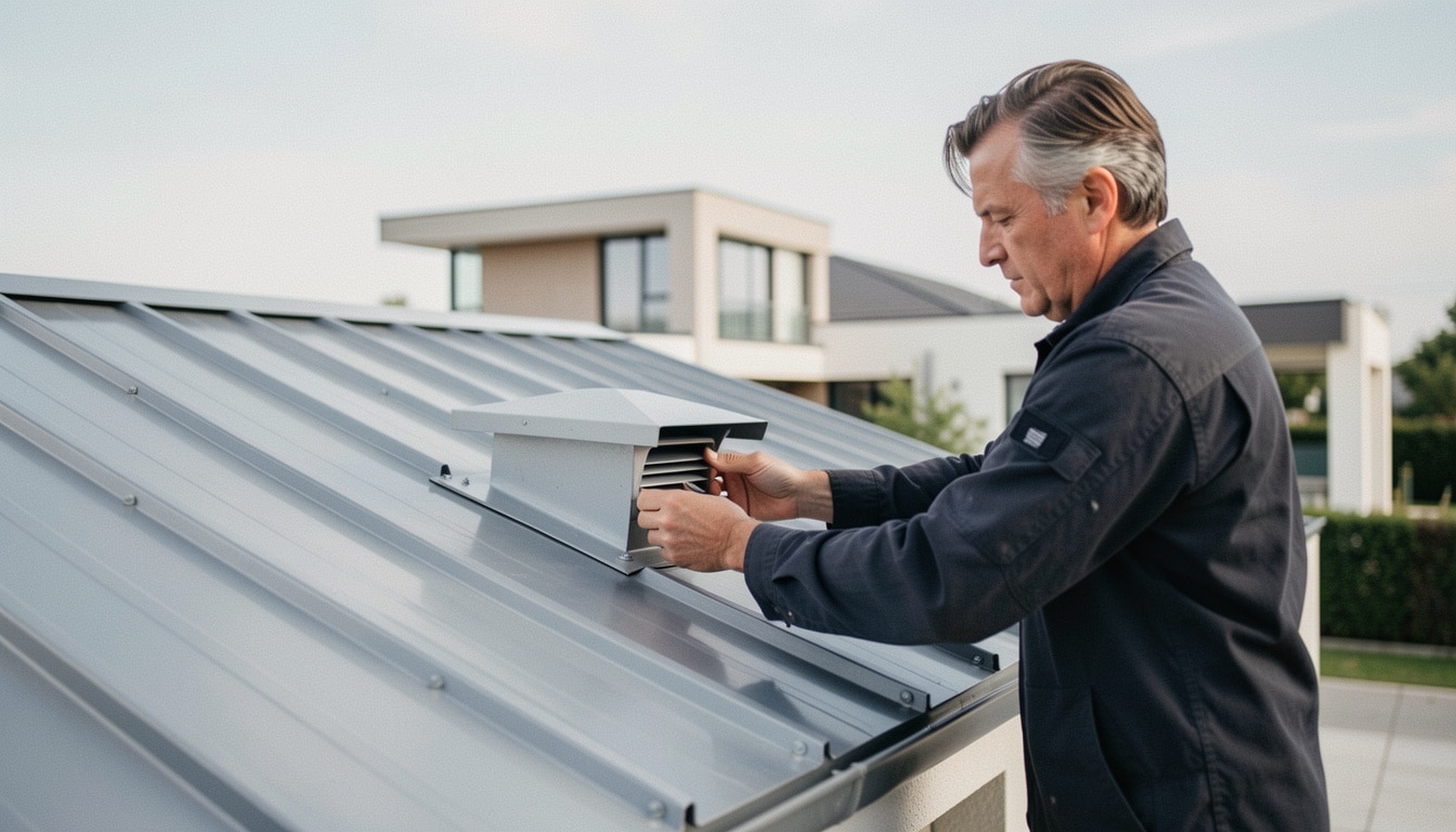 Chatière pour bac acier : bien ventiler sa toiture
