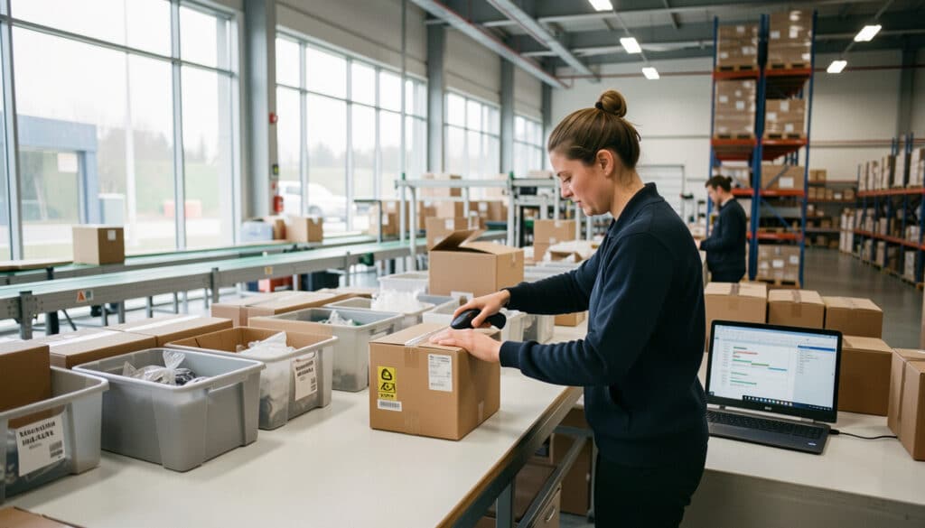 La logistique inverse au service des flux retour